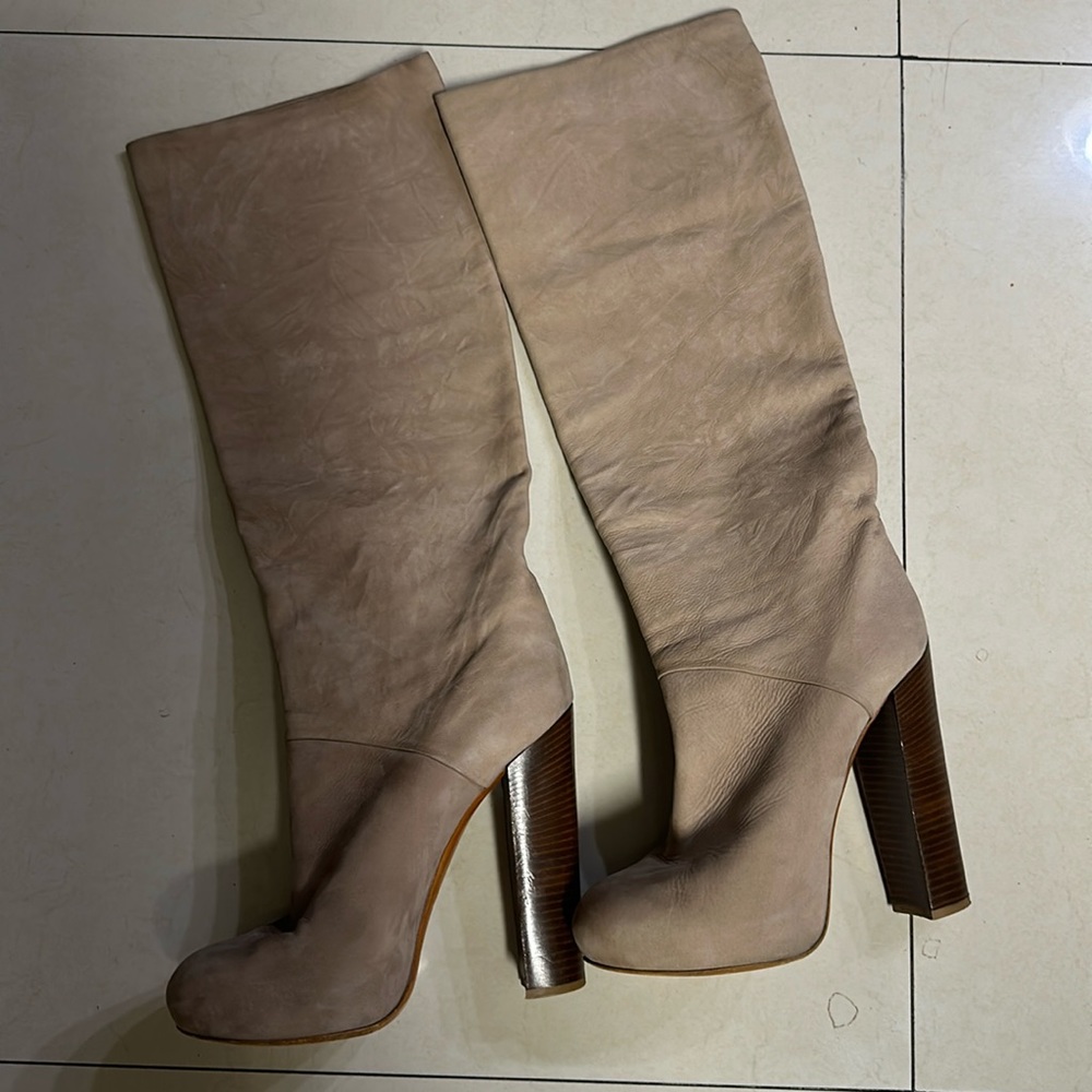 Brian Atwood boots suede size 10
